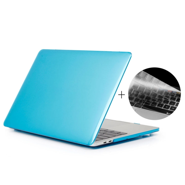 ENKAY 草帽王子 2合1套裝 2016 適用於Macbook Pro 13.3英寸帶Touch Bar 筆記本保護殼 水晶殼+歐版超薄TPU鍵盤保護膜