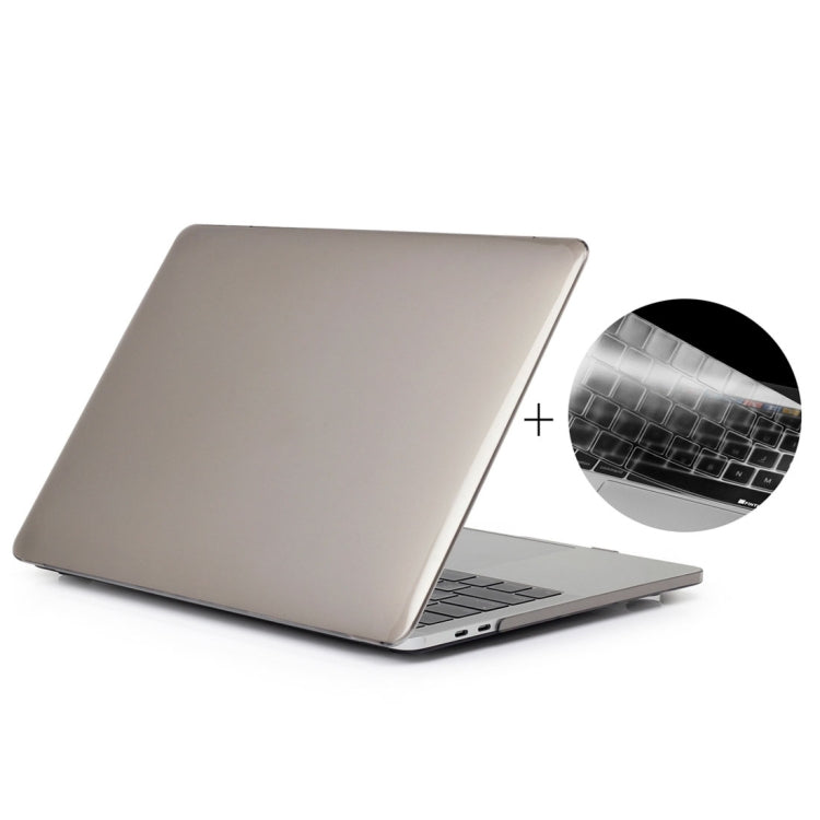 ENKAY 草帽王子 2合1套裝 2016 適用於Macbook Pro 13.3英寸不帶Touch Bar 筆記本保護殼 水晶殼+歐版超薄TPU鍵盤保護膜