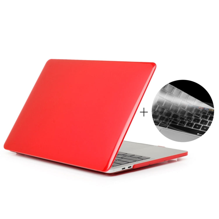 ENKAY 草帽王子 2合1套裝 2016 適用於Macbook Pro 13.3英寸不帶Touch Bar 筆記本保護殼 水晶殼+歐版超薄TPU鍵盤保護膜