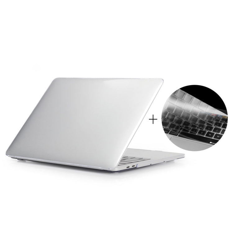 ENKAY 草帽王子 2合1套裝 2016 適用於Macbook Pro 13.3英寸不帶Touch Bar 筆記本保護殼 水晶殼+歐版超薄TPU鍵盤保護膜