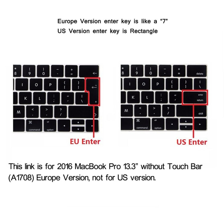 ENKAY 草帽王子 2合1套裝 2016 適用於Macbook Pro 13.3英寸不帶Touch Bar 筆記本保護殼 水晶殼+歐版超薄TPU鍵盤保護膜