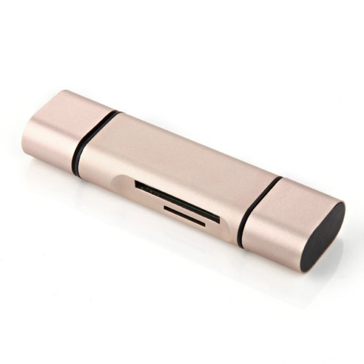 Type-c & Micro USB & USB 2.0 三種接口3合1  SD / TF 讀卡器，適用於電腦及帶有OTG功能的手機
