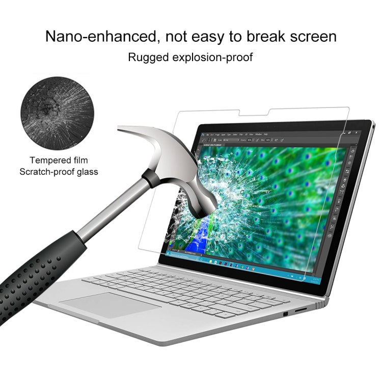 微軟Surface Book 13.5英寸 0.4mm厚度 9H硬度全屏鋼化玻璃膜
