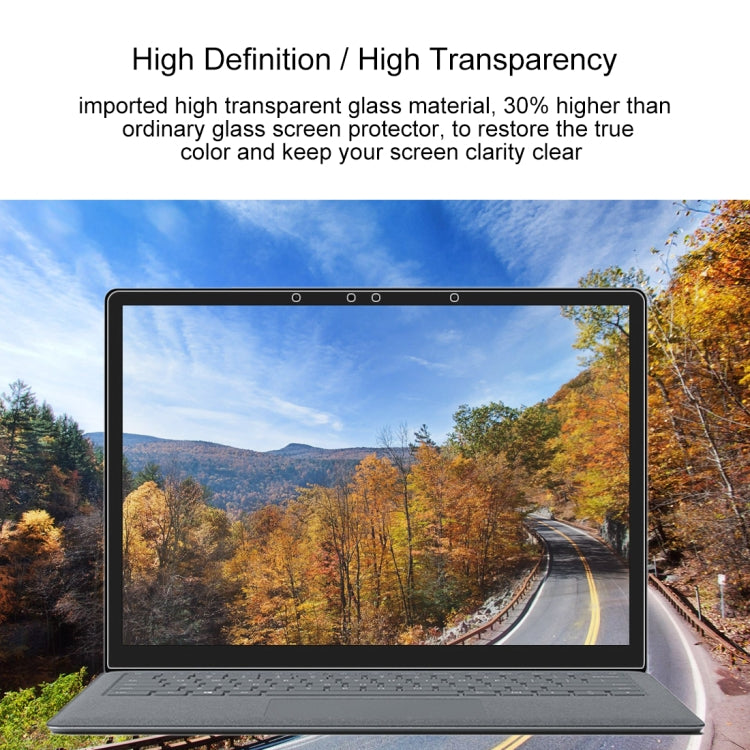 微軟Surface Surface Laptop 13.5英寸 0.4mm厚度 9H硬度全屏鋼化玻璃膜
