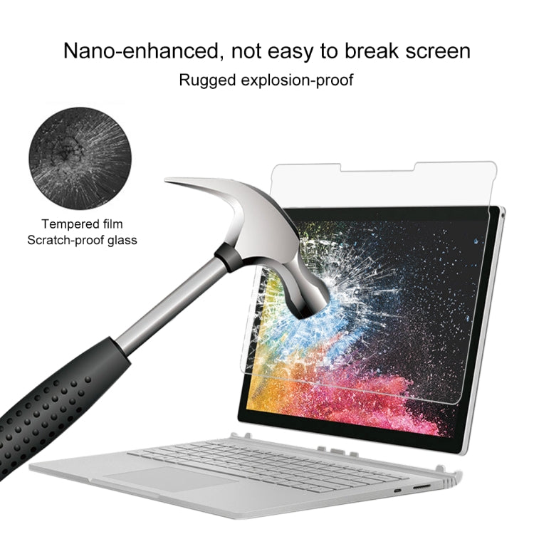 微軟Surface Book 2 15英寸 0.4mm厚度 9H硬度全屏鋼化玻璃膜