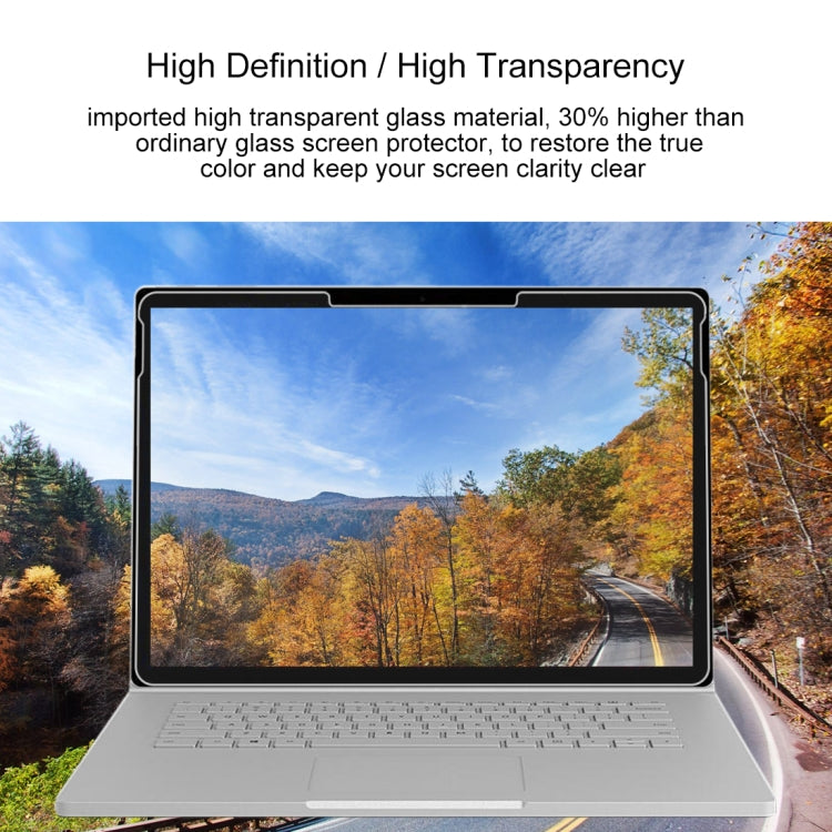 微軟Surface Book 2 15英寸 0.4mm厚度 9H硬度全屏鋼化玻璃膜