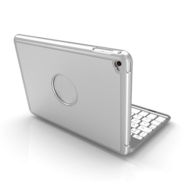 F8SM+ 筆記本款 七彩背光鋁合金藍牙鍵盤平板鍵盤皮套 適用於iPad mini 4 / mini 5