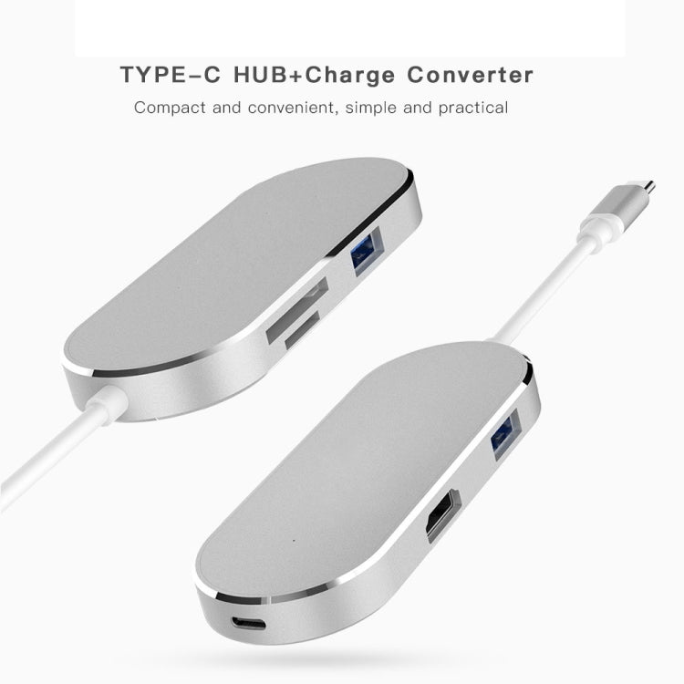 6合1多功能Type-C轉Type-C& HDMI & SD & TF & 2個USB適配器