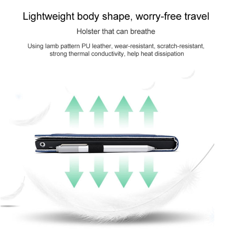 適用於微軟 Surface Pro 7 / 7+ 超纖小羊紋磁吸左右開皮套 帶筆槽&支架