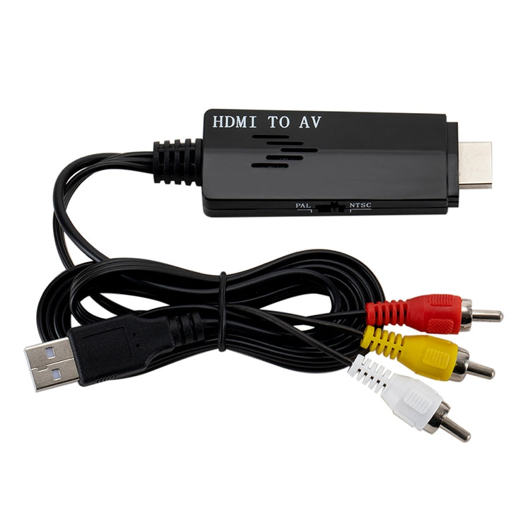HDMI轉AV RCA高清轉換器HDMI TO AV 1080P轉換線