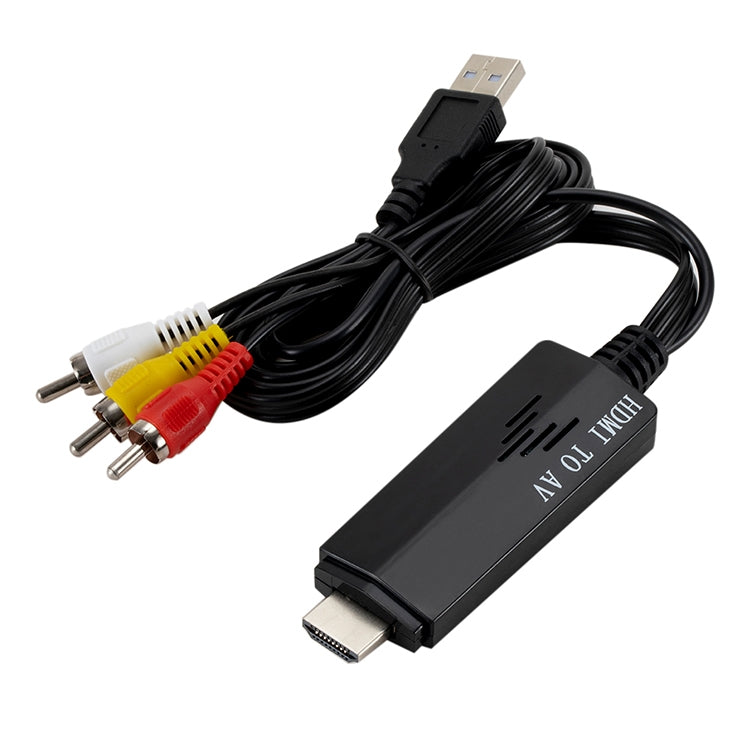 HDMI轉AV RCA高清轉換器HDMI TO AV 1080P轉換線