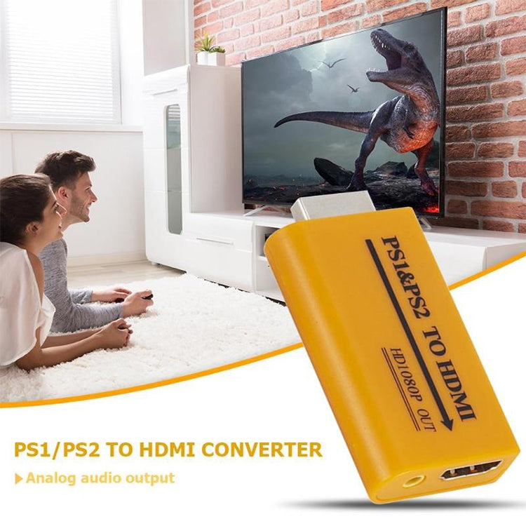 PS1/PS2 to HDMI升級版支持高清輸出，PS1轉HDMI PS2轉HDMI高清