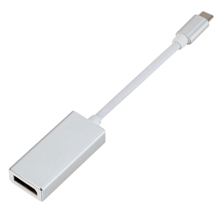 USB 3.1 Type-C 公頭轉DP母頭 高清轉換線，線長：12cm