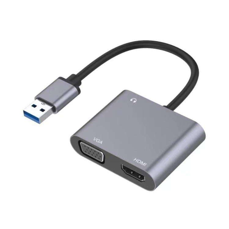 USB3.0 轉 HDMI / VGA頻轉換器
