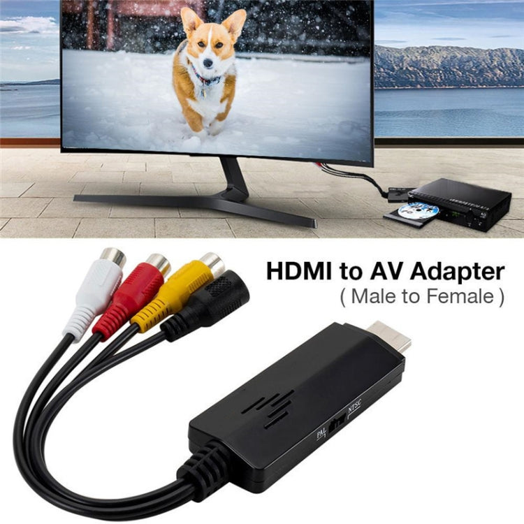HD公轉AV母 RCA HDTO AV 1080P高清轉換器