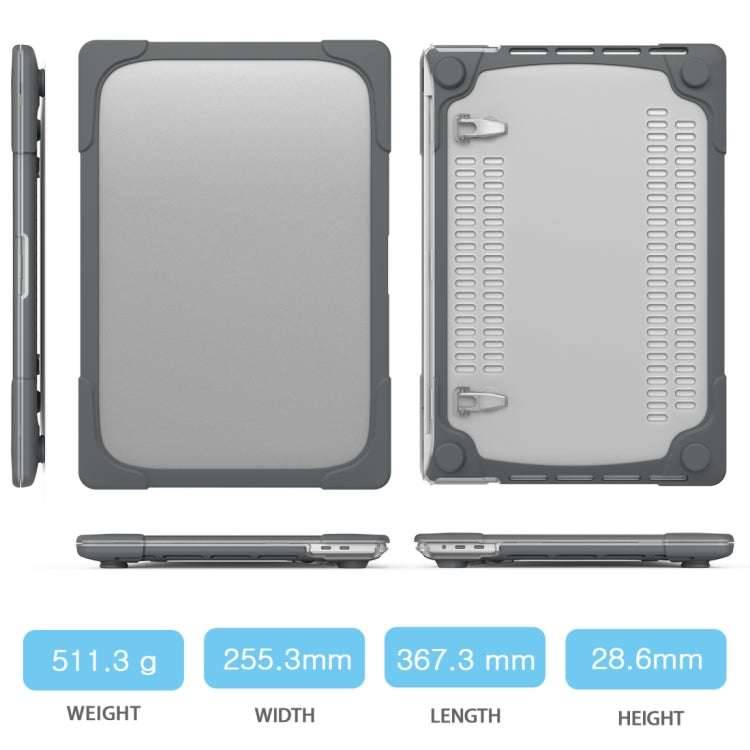適用於MacBook Pro 16 inch A2141  PC + TPU 雙色筆記本電腦保護殼