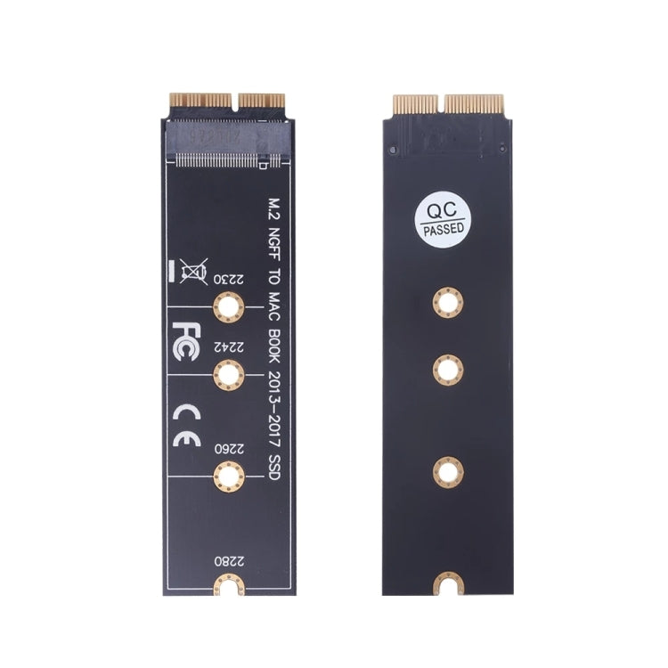 M.2 PCIE NVME SSD 轉Mac Book Air Pro 2013-2017 SSD轉接卡適用於A1465 A1466 A1398 A1502