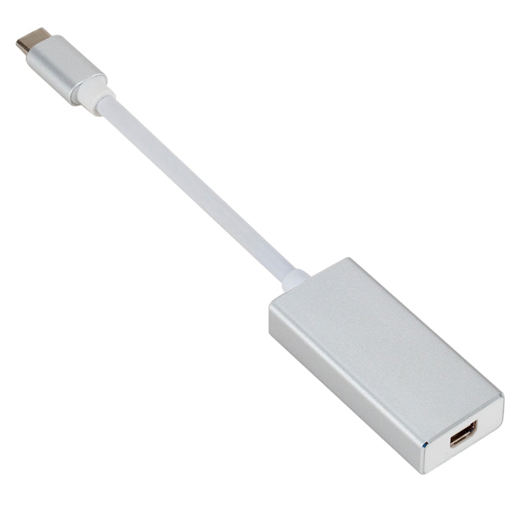 USB 3.1 Type-C 公頭轉Mini DP母頭 高清轉換線，線長：12cm
