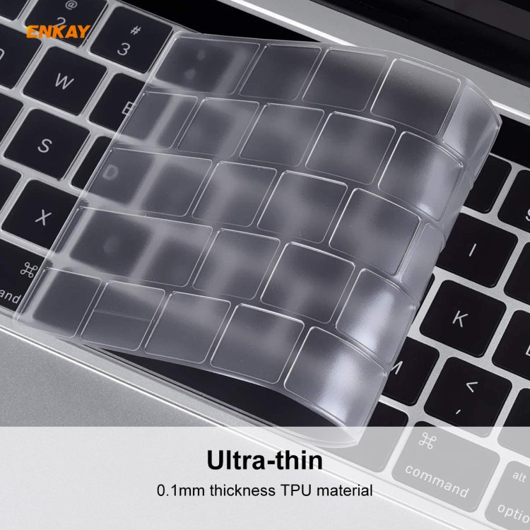 ENKAY 美版筆記本超薄TPU鍵盤保護膜  適用於MacBook Pro 13.3 inch A1706 / A1989 / A2159 & Pro 15.4 inch A1707 / A1990
