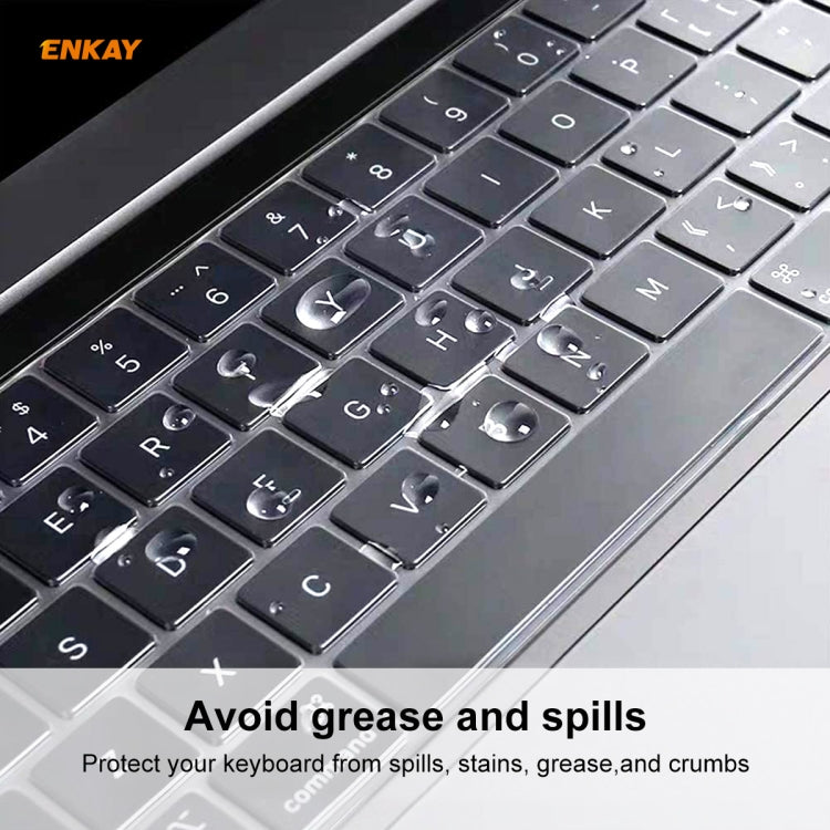 ENKAY 美版筆記本超薄TPU鍵盤保護膜  適用於MacBook Pro 13.3 inch A1706 / A1989 / A2159 & Pro 15.4 inch A1707 / A1990