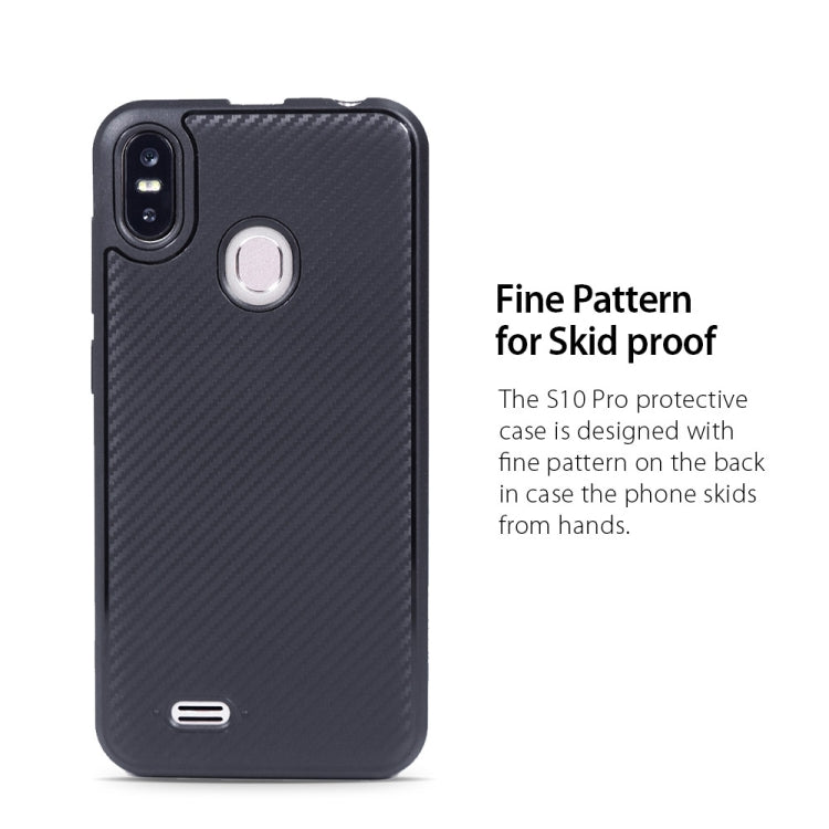 Ulefone S10 Pro 碳纖維紋TPU手機保護殼