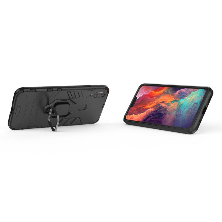 適用於vivo X21i 黑豹PC + TPU磁吸指環支架防摔保護殼