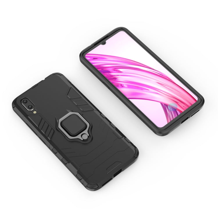 適用於vivo X23 黑豹PC + TPU磁吸指環支架防摔保護殼