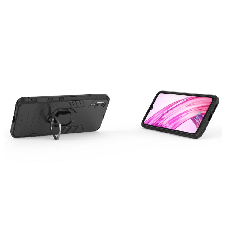 適用於vivo X23 黑豹PC + TPU磁吸指環支架防摔保護殼