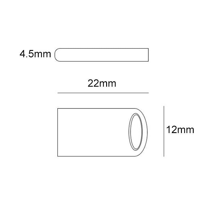 捷速優 16GB USB 3.0 迷你金屬環形U盤