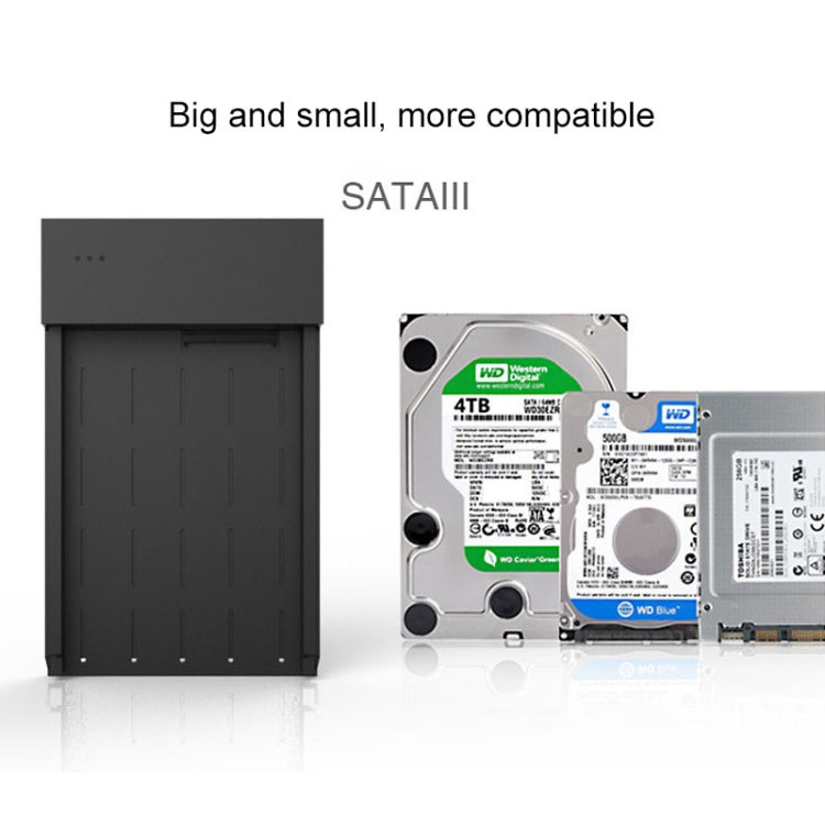 藍碩 2.5/3.5寸串口 USB3.0 SSD台式機硬盤外置移動硬盤盒