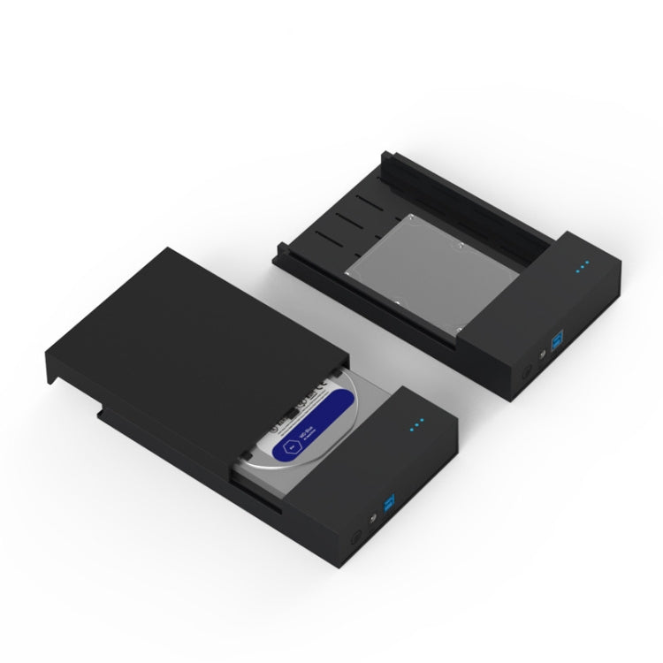 藍碩 2.5/3.5寸串口 USB3.0 SSD台式機硬盤外置移動硬盤盒
