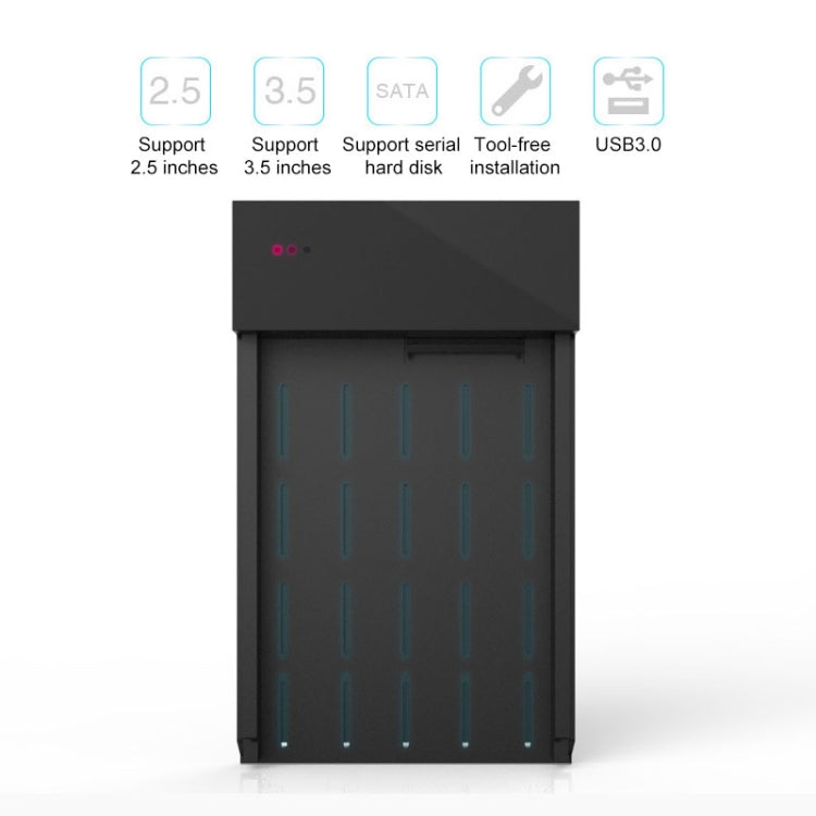 藍碩 2.5/3.5寸串口 USB3.0 SSD台式機硬盤外置移動硬盤盒
