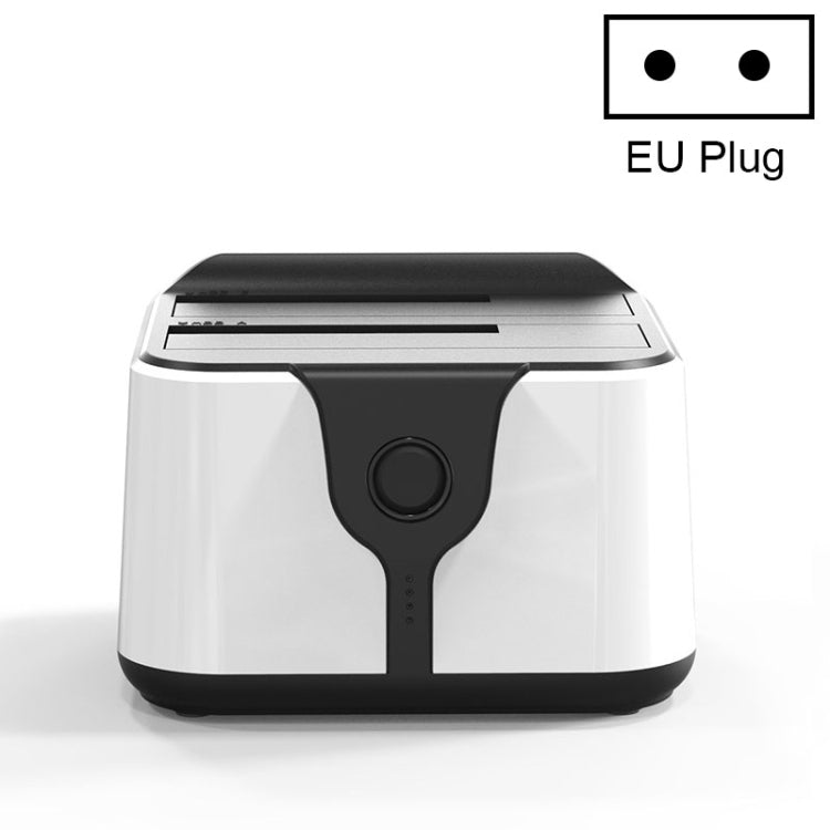 藍碩 2.5/3.5寸雙盤位硬盤底座 USB3.0 SATA串口通用硬盤座