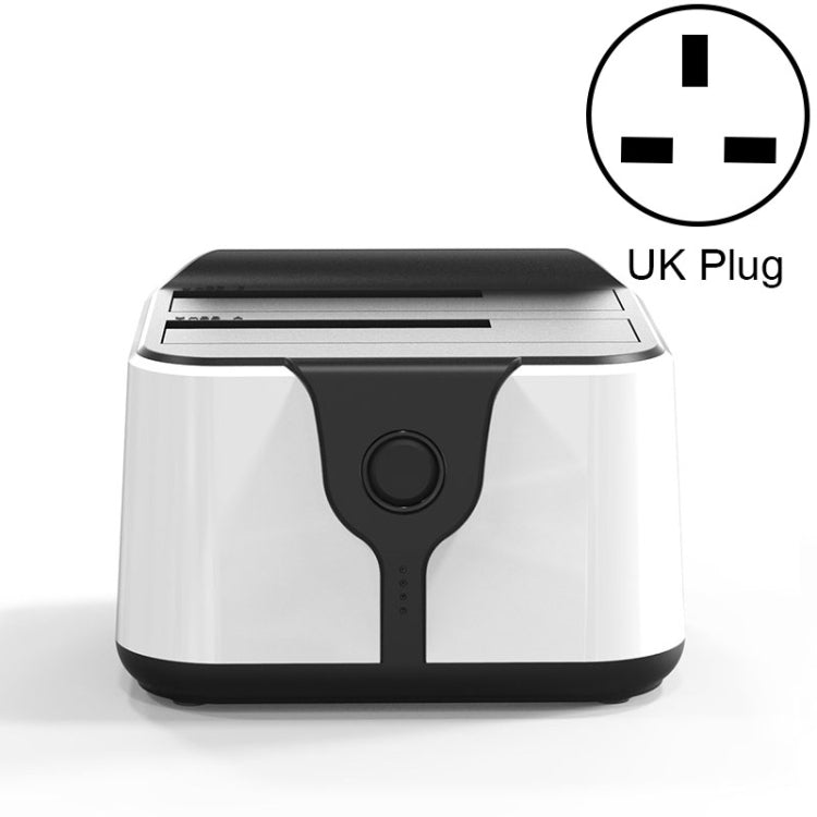 藍碩 2.5/3.5寸雙盤位硬盤底座 USB3.0 SATA串口通用硬盤座