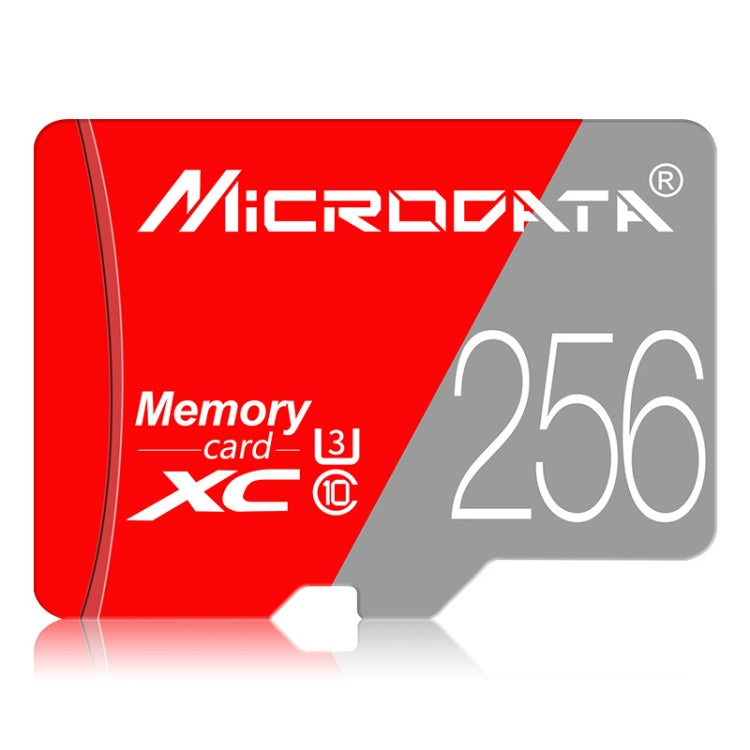 MICRODATA 256GB Class10 紅灰TF內存卡