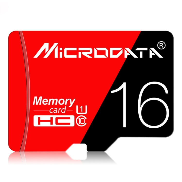 MICRODATA 16GB 高速U1紅黑TF存儲卡