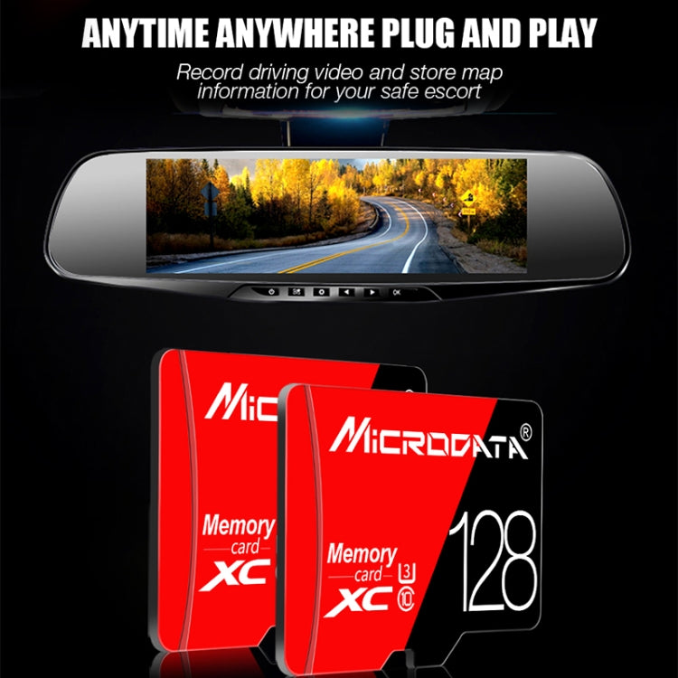 MICRODATA 128GB 高速U3紅黑TF存儲卡