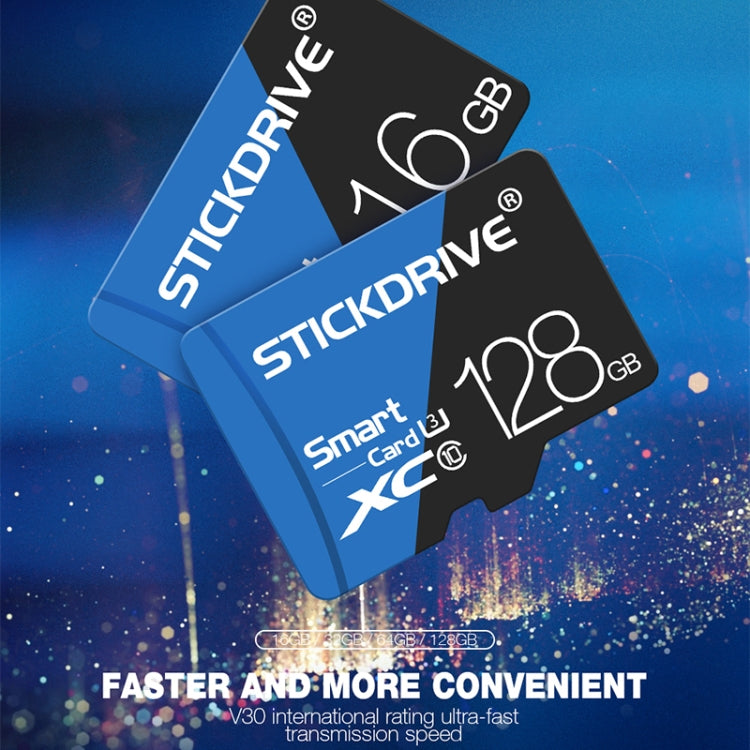 STICKDRIVE 32GB 高速U1藍黑TF存儲卡