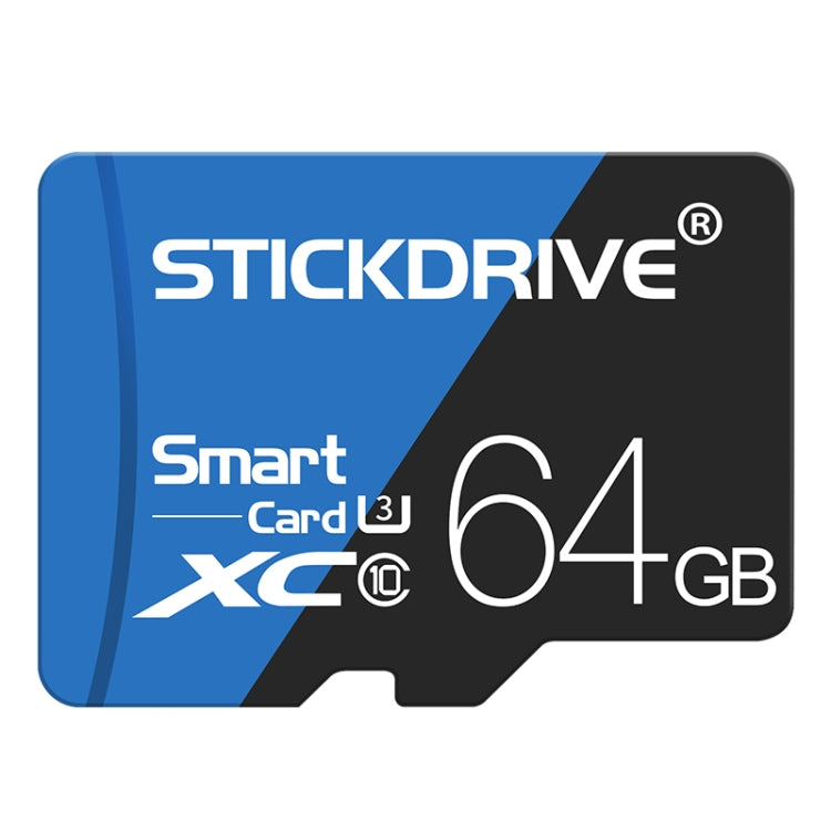 STICKDRIVE 64GB 高速U3藍黑TF存儲卡