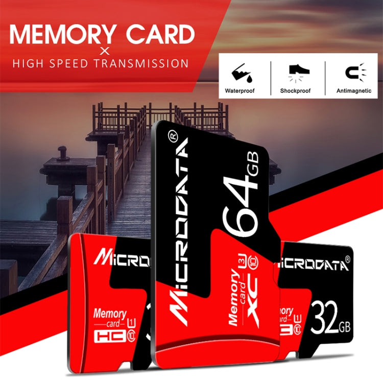 MICRODATA 128GB U3紅黑TF存儲卡