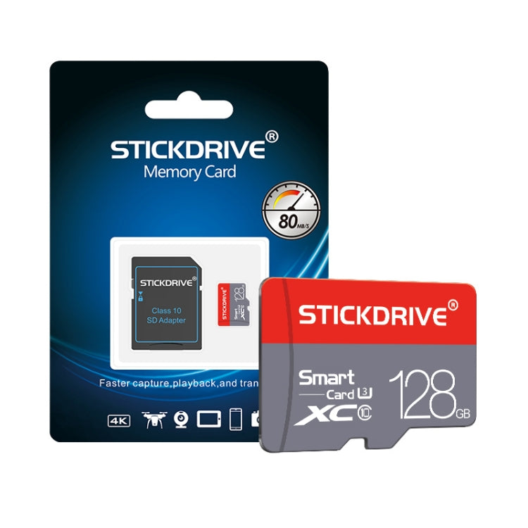 STICKDRIVE 128GB U3紅灰TF存儲卡