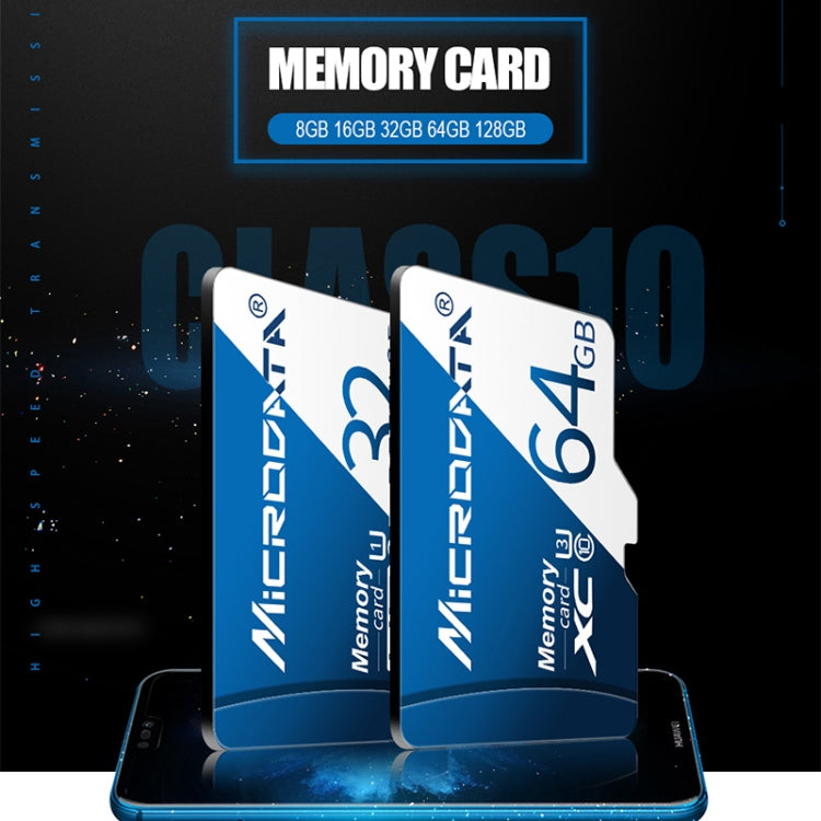 MICRODATA 16GB U1藍白TF存儲卡