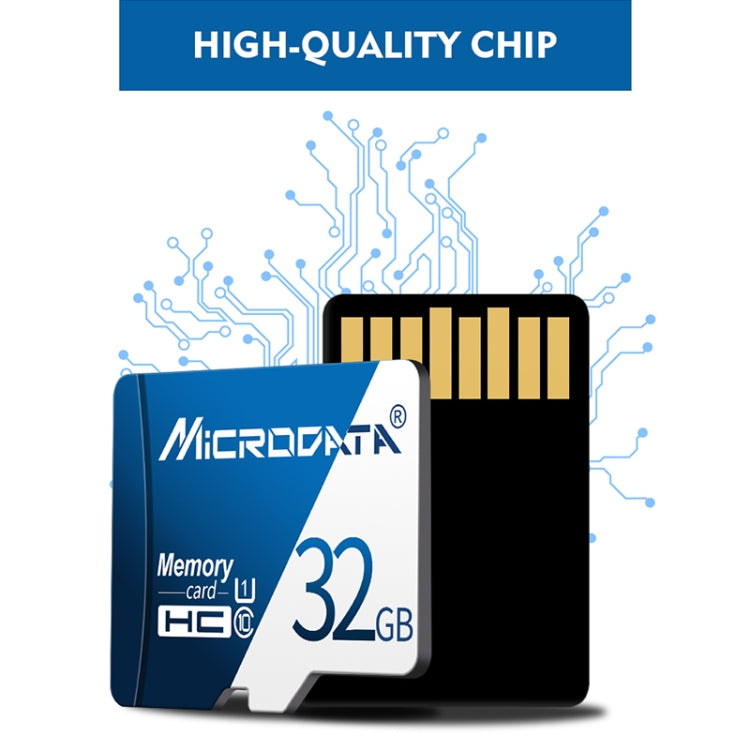 MICRODATA 16GB U1藍白TF存儲卡