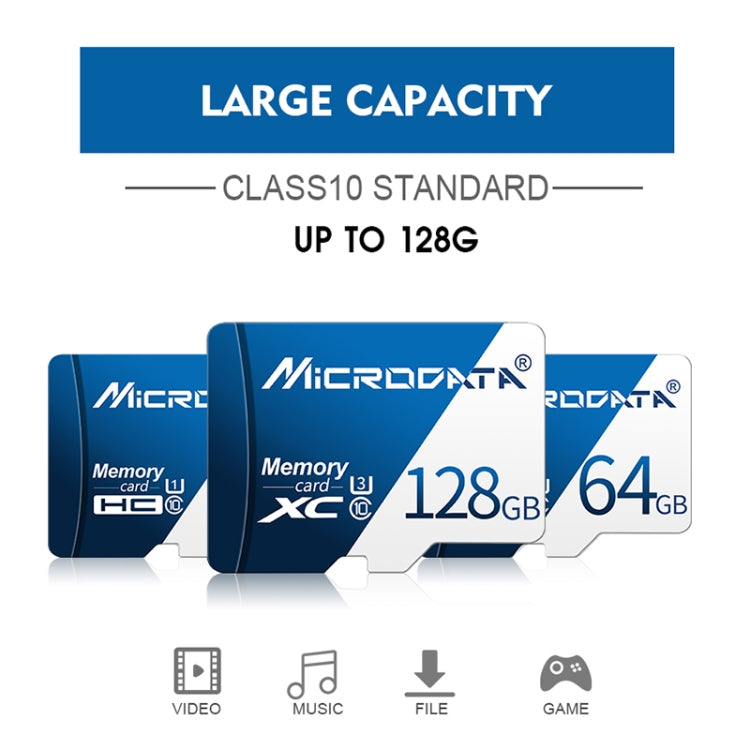 MICRODATA 16GB U1藍白TF存儲卡