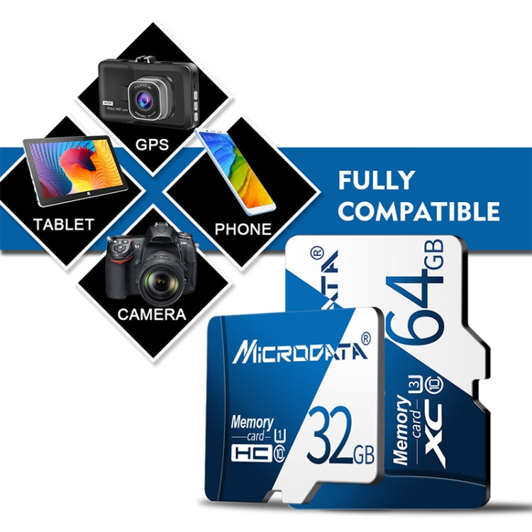 MICRODATA 128GB U3藍白TF存儲卡