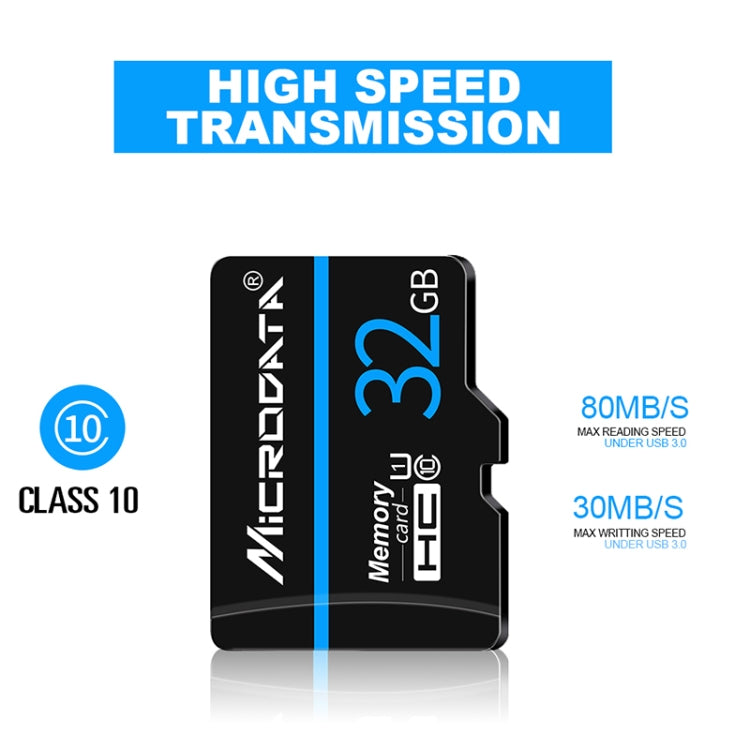 MICRODATA 16GB U1藍杠黑TF存儲卡