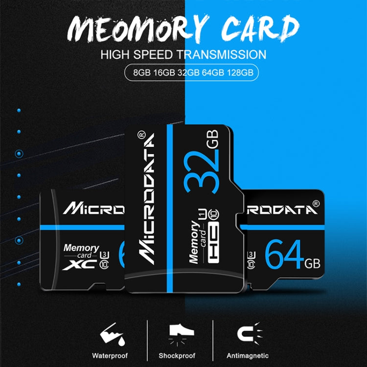 MICRODATA 16GB U1藍杠黑TF存儲卡