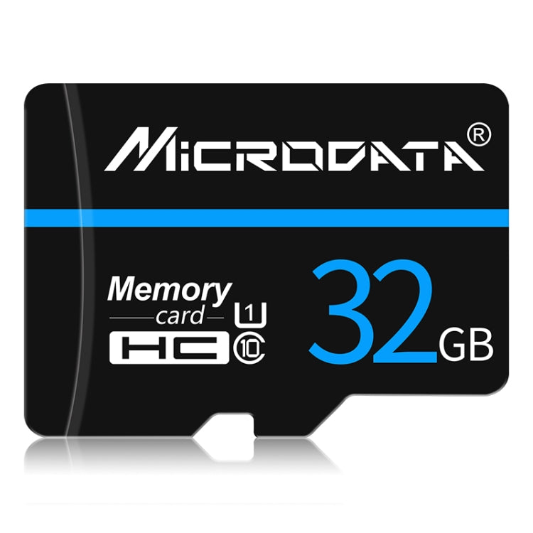 MICRODATA 32GB U1藍杠黑TF存儲卡, 32GB
