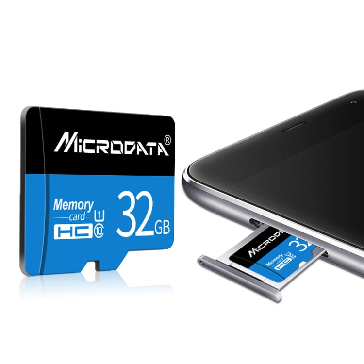 MICRODATA 32GB U1藍黑TF存儲卡, 32GB