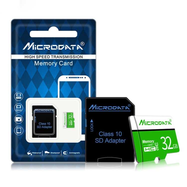 MICRODATA 32GB U1綠白TF存儲卡